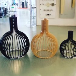 Slatted Wood Pendant