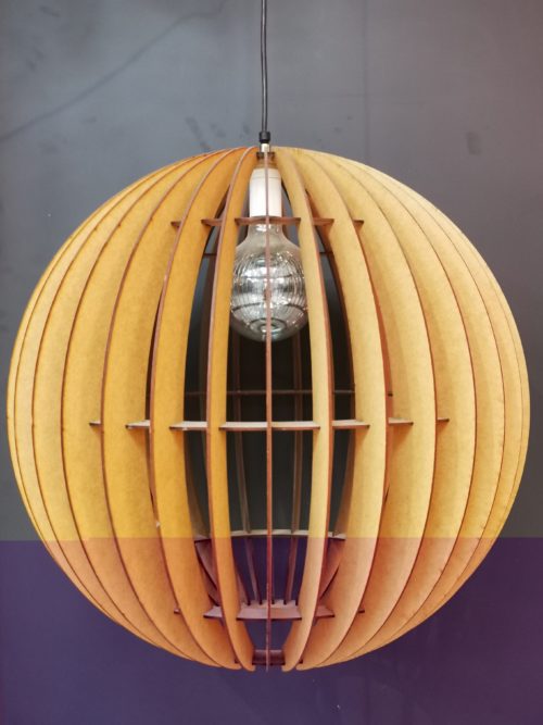 PEN057 Tondo Round Wood Pendant