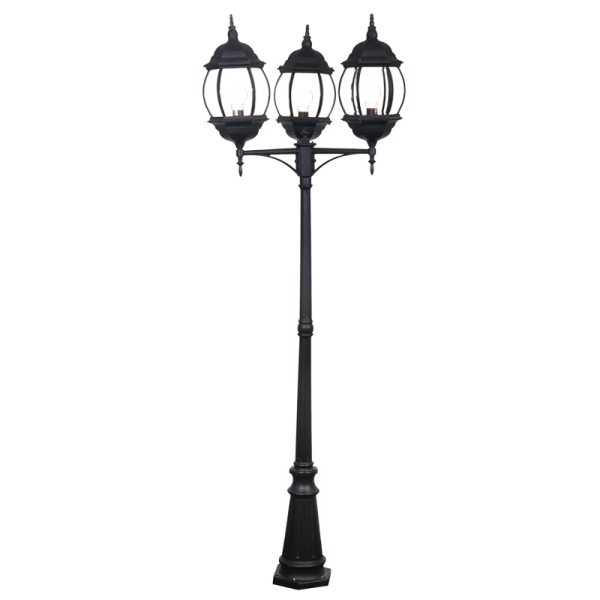 Outdoor Pole-Lights + Pedestal Lights